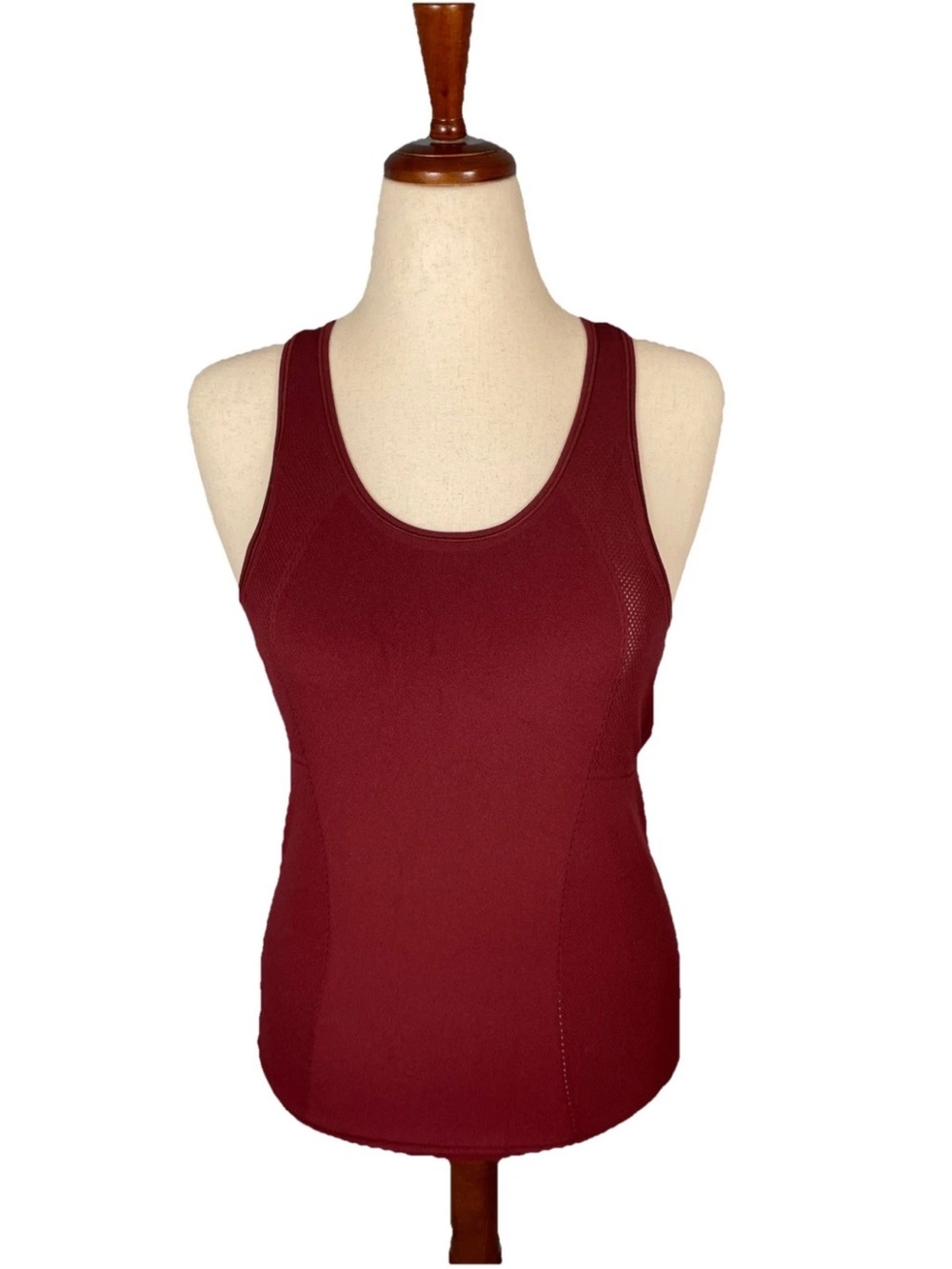 Lululemon Reveal Racerback Tank Top womens Red size 10 12 Workout activewear
